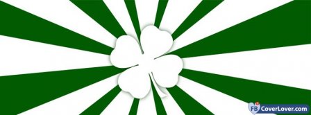 Saint Patrick Four Leaf Clover 5 Facebook Covers