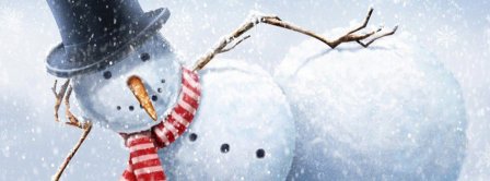 Sexy Snowman Facebook Covers