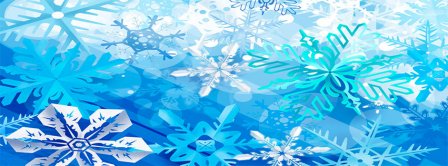 Snowflakes Facebook Covers