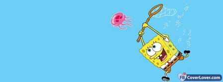 Spongebob Jellyfishing Facebook Covers