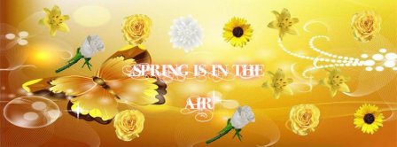 Spring Is In The Air Facebook Covers