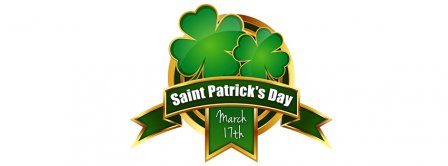 St Patricks Day Badge Facebook Covers