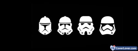 Star Wars Storm Troopers Heads Facebook Covers
