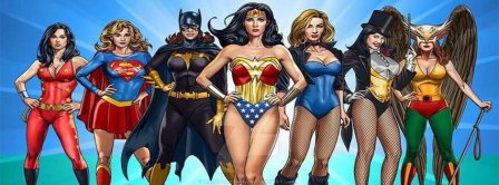 Super Women Heroes Facebook Covers