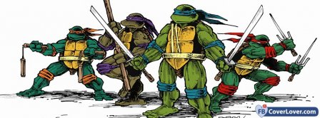 Teenage Mutant Ninja Turtles Cartoon Facebook Covers