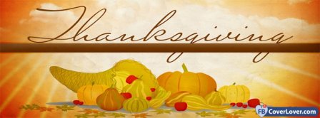 Happy Thanks Giving 1 Facebook Covers