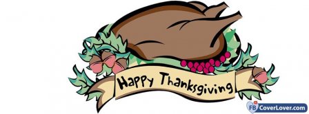 Happy Thanks Giving Turkey 3 Facebook Covers