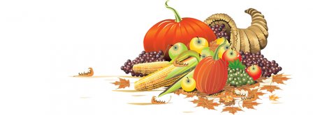 Thanksgiving Fruits Facebook Covers
