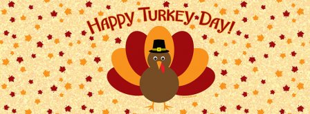 Thanksgiving Happy Turkey Day Facebook Covers