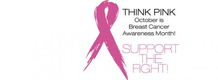 Think Pink Support The Fight Facebook Covers
