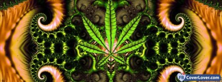 Trippy Weed  Facebook Covers