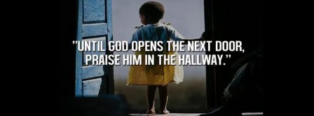 Until God Opens The Next Door Facebook Covers