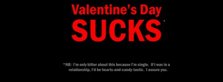 Valentines Day Sucks Facebook Covers