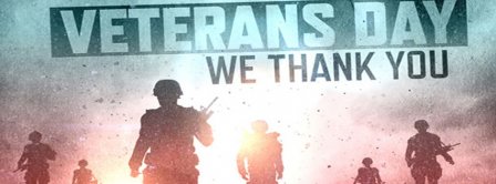 Veterans Day We Thank You Facebook Covers