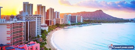 Waikiki Beach Hawaii Facebook Covers