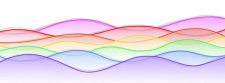Colorful Waves Spectrum Facebook Covers