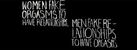 Woman Fake Orgasms Facebook Covers