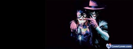 The Joker And Batgirl Facebook Covers