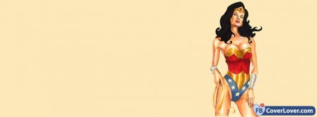 Wonder Woman Cartoon Facebook Covers