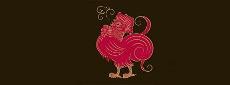 Year Red Cock Rooster 2017 Facebook Covers