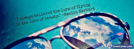 The Lure Of Beauty Amelia Earhart Facebook Covers