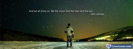 And We All Shine On Lyrics   Facebook Covers