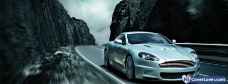 Aston Martin Silver  Facebook Covers