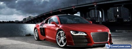 Audi TT Red Facebook Covers