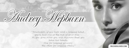 Audrey Hepburn Quote 2 Facebook Covers