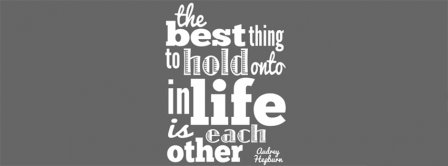 Audrey Hepburn Quote Facebook Covers