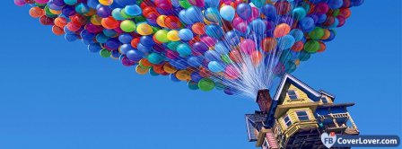 Up Balloons Facebook Covers