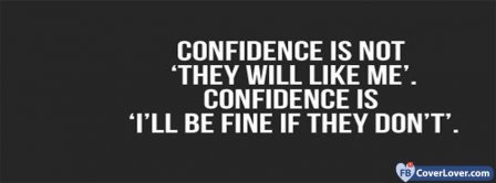 Be Confident Facebook Covers