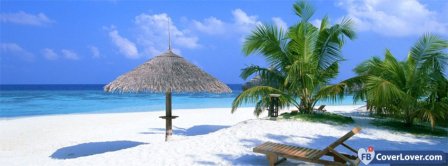 Beautiful Island Relaxation  Facebook Covers