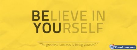 Believe In Yourself 2 Facebook Covers