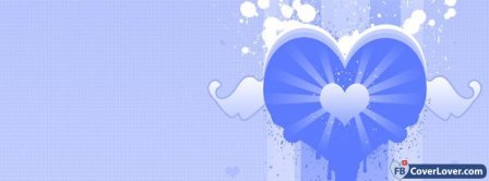 Blue Heart Facebook Covers