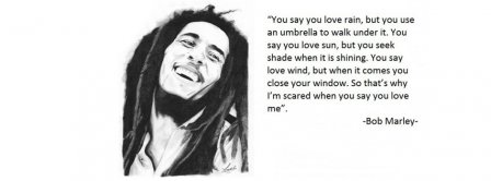 Bob Marley Quote Facebook Covers