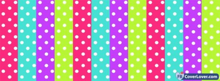 Bubbly Colorful Pattern Facebook Covers