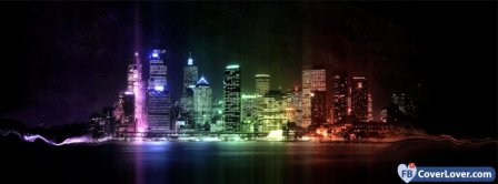 Colorful City  Facebook Covers