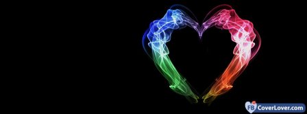 Colorful Heart  Facebook Covers