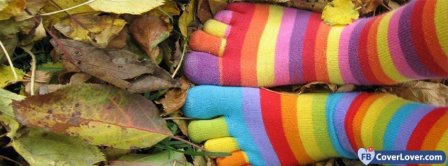 Colorful Socks  Facebook Covers