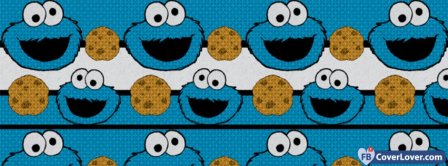 Cookie Monster Pattern  Facebook Covers