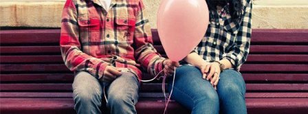 Couple Holding A Balloon Facebook Covers