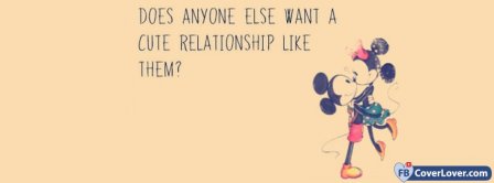 Cute Relationship  Facebook Covers