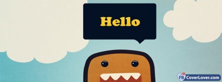 Hello Cutie Domo Facebook Covers