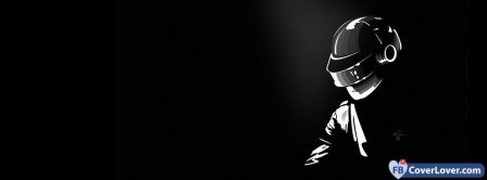 Black And White Daft Punk Facebook Covers