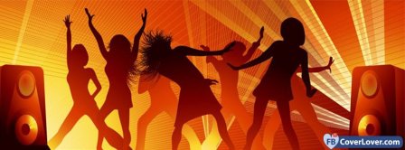 Dance Music Dancing Crowd Facebook Covers
