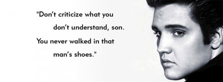 Elvis Presley Quote Facebook Covers