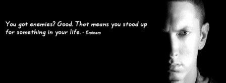 Eminem Quote Facebook Covers