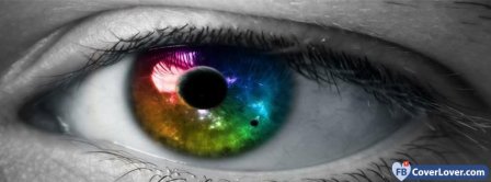 Colorful Eye  Facebook Covers