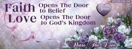 Faith Opens The Door Facebook Covers